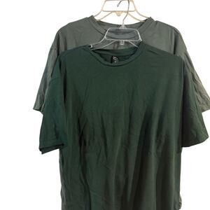 Green and dark green dazys t-shirt bundle